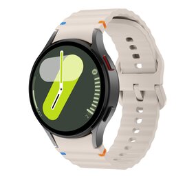 Strap-it Bracelet Wave Samsung Galaxy Watch 7 44mm (lumière stellaire)