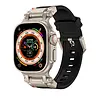Strap-it Strap-it Bracelet 'Explorer' TPU Watch (noir avec coleur titane) Strap-it Strap-it Bracelet 'Explorer' TPU Watch (noir avec coleur titane)