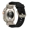 Strap-it Strap-it Bracelet 'Explorer' TPU Watch (noir avec coleur titane) Strap-it Strap-it Bracelet 'Explorer' TPU Watch (noir avec coleur titane)