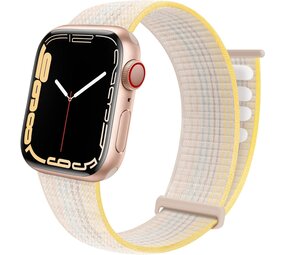 Strap-it Bracelet Apple Watch nylon (lumière stellaire melange)
