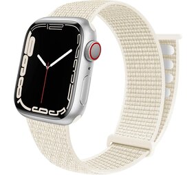 Strap-it Bracelet Apple Watch nylon (lumière stellaire)