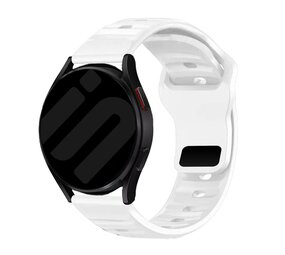 Strap-it Bracelet silicone 'Outdoor' Samsung Galaxy Watch 42mm (blanc)