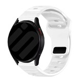 Strap-it Bracelet silicone 'Outdoor' Huawei Watch GT 2 42mm (blanc)