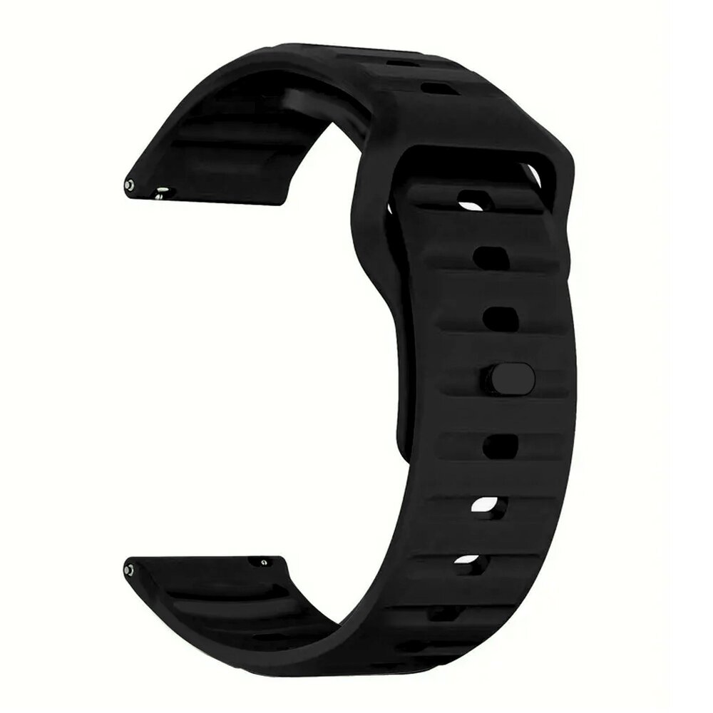 Strap-it Strap-it Bracelet silicone 'Outdoor' Xiaomi Amazfit Bip (noir)