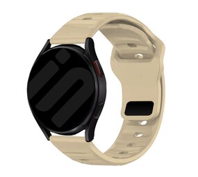 Strap-it Bracelet silicone 'Outdoor' Polar Ignite (beige-marron)