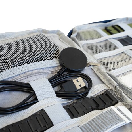 Strap-it Strap-it Sac de rangement pour bracelets de smartwatch (bleu foncé)