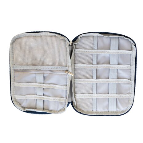 Strap-it Strap-it Sac de rangement pour bracelets de smartwatch (bleu foncé)