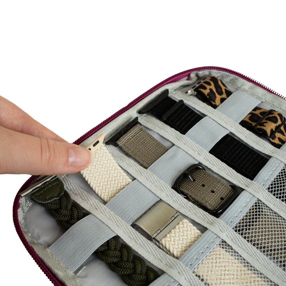 Strap-it Strap-it Sac de rangement pour bracelets de smartwatch (rose)