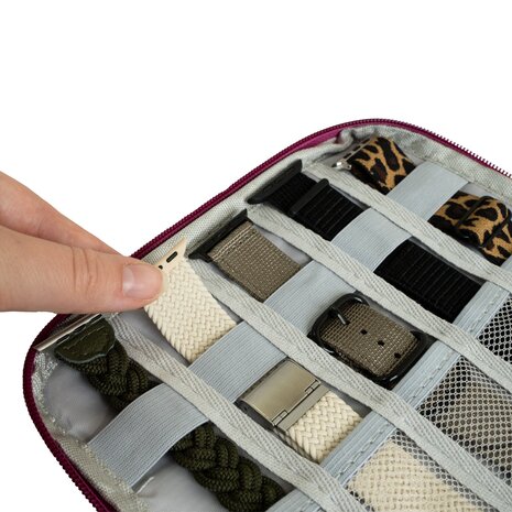 Strap-it Strap-it Sac de rangement pour bracelets de smartwatch (rose)