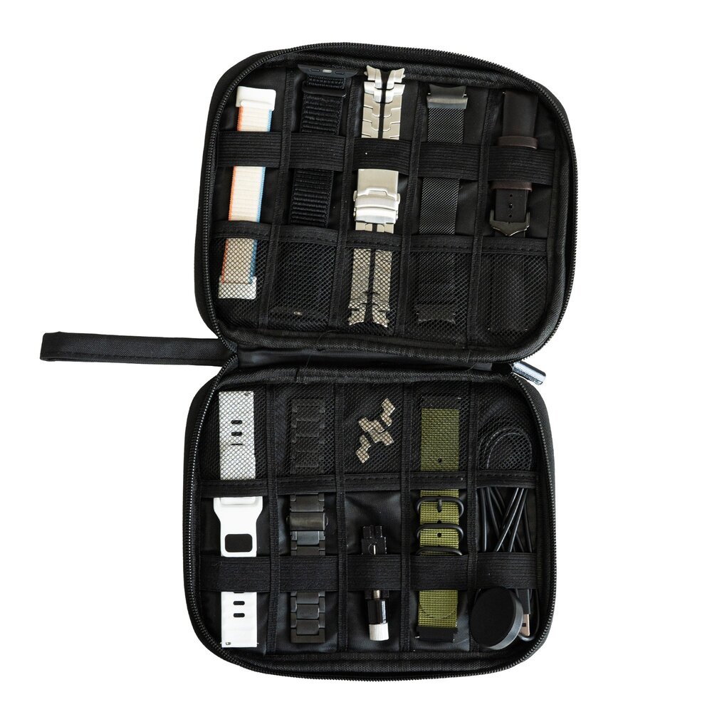 Strap-it Strap-it Organisateur haut de gamme  pour bracelets de smartwatch (noir)