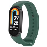 Strap-it Bracelet silicone Xiaomi Smart Band 9 (vert foncé)