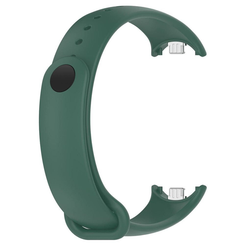 Strap-it Strap-it Bracelet silicone Xiaomi Smart Band 9 (vert foncé)