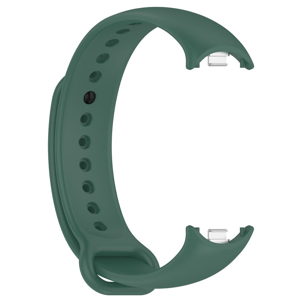 Strap-it Strap-it Bracelet silicone Xiaomi Smart Band 9 (vert foncé)