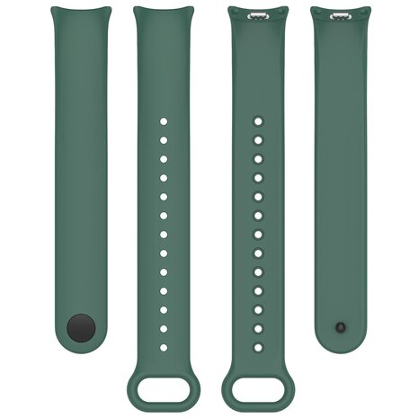 Strap-it Strap-it Bracelet silicone Xiaomi Smart Band 9 (vert foncé)