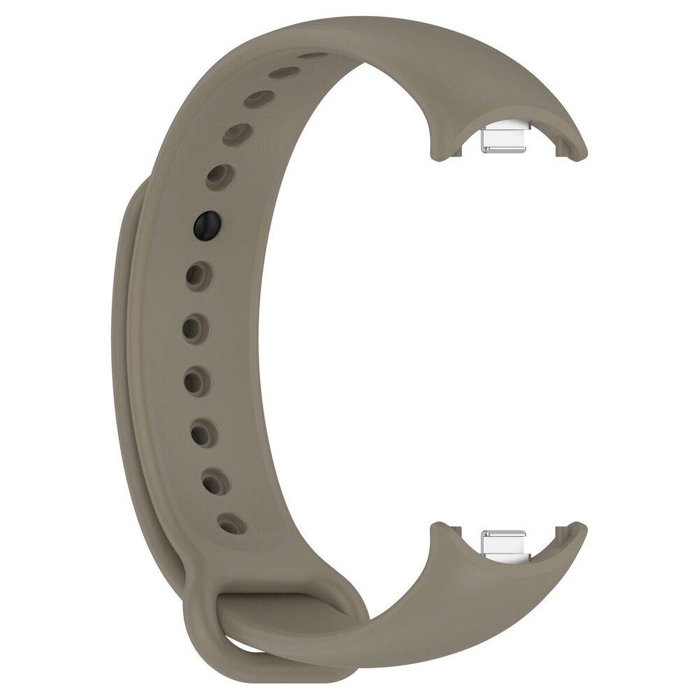 Strap-it Strap-it Bracelet silicone Xiaomi Smart Band 9 (gris foncé)