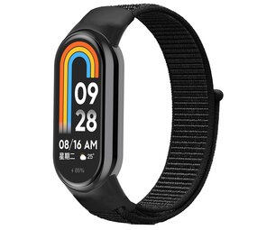 Strap-it Bracelet nylon Xiaomi Smart Band 9 (noir)