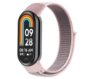 Strap-it Bracelet nylon Xiaomi Smart Band 9 (sable rose)