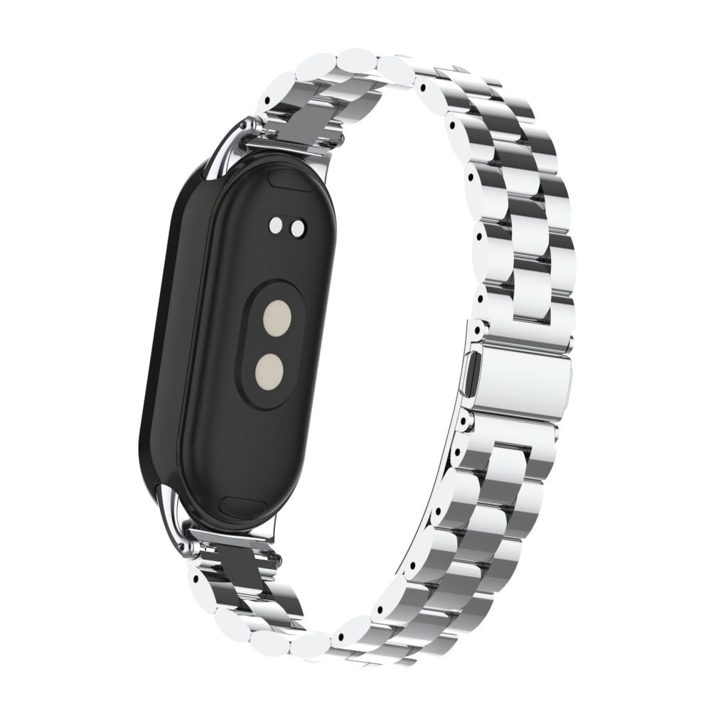 Strap-it Strap-it Bracelet acier Xiaomi Smart Band 9 (argent) Strap-it Strap-it Bracelet acier Xiaomi Smart Band 9 (argent)