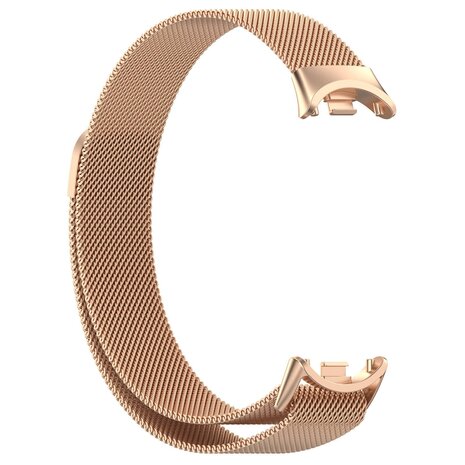 Strap-it Strap-it Bracelet Milanais Xiaomi Smart Band 9 (or rose) Strap-it Strap-it Bracelet Milanais Xiaomi Smart Band 9 (or rose)