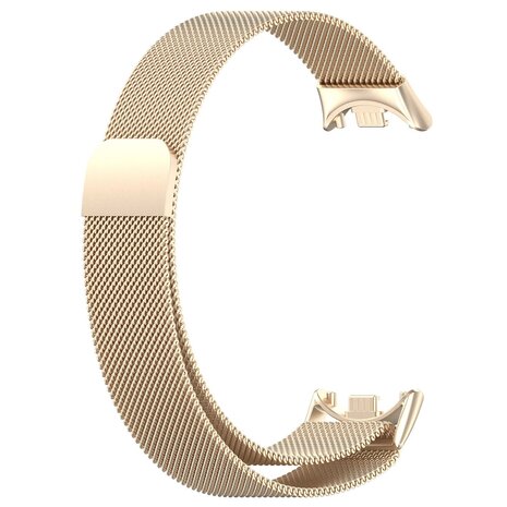 Strap-it Strap-it Bracelet Milanais Xiaomi Smart Band 9 (champagne)