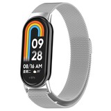Strap-it Bracelet Milanais Xiaomi Smart Band 9 (argent)