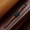 Strap-it Strap-it Bracelet cuir vissé Apple Watch (marron foncé)