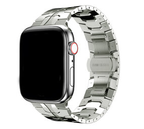 Strap-it Bracelet acier Iron Apple Watch (coleur titane)