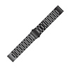Strap-it Strap-it Bracelet acier Garmin Instinct (noir) Strap-it Strap-it Bracelet acier Garmin Instinct (noir)