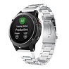 Strap-it Strap-it Bracelet acier Garmin Instinct (argent) Strap-it Strap-it Bracelet acier Garmin Instinct (argent)