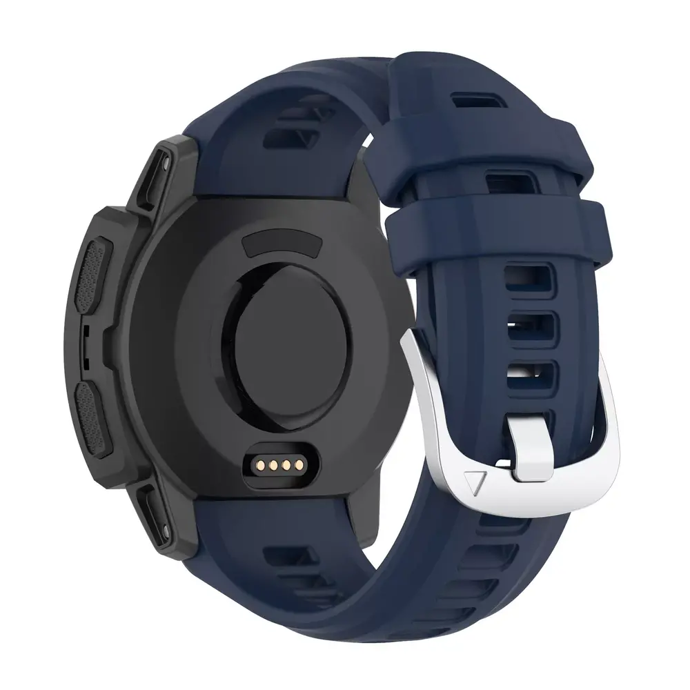 Strap-it Strap-it Bracelet silicone Garmin Instinct 2s (bleu foncé)