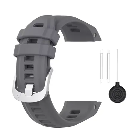 Strap-it Strap-it Bracelet silicone Garmin Instinct 2s (gris foncé)