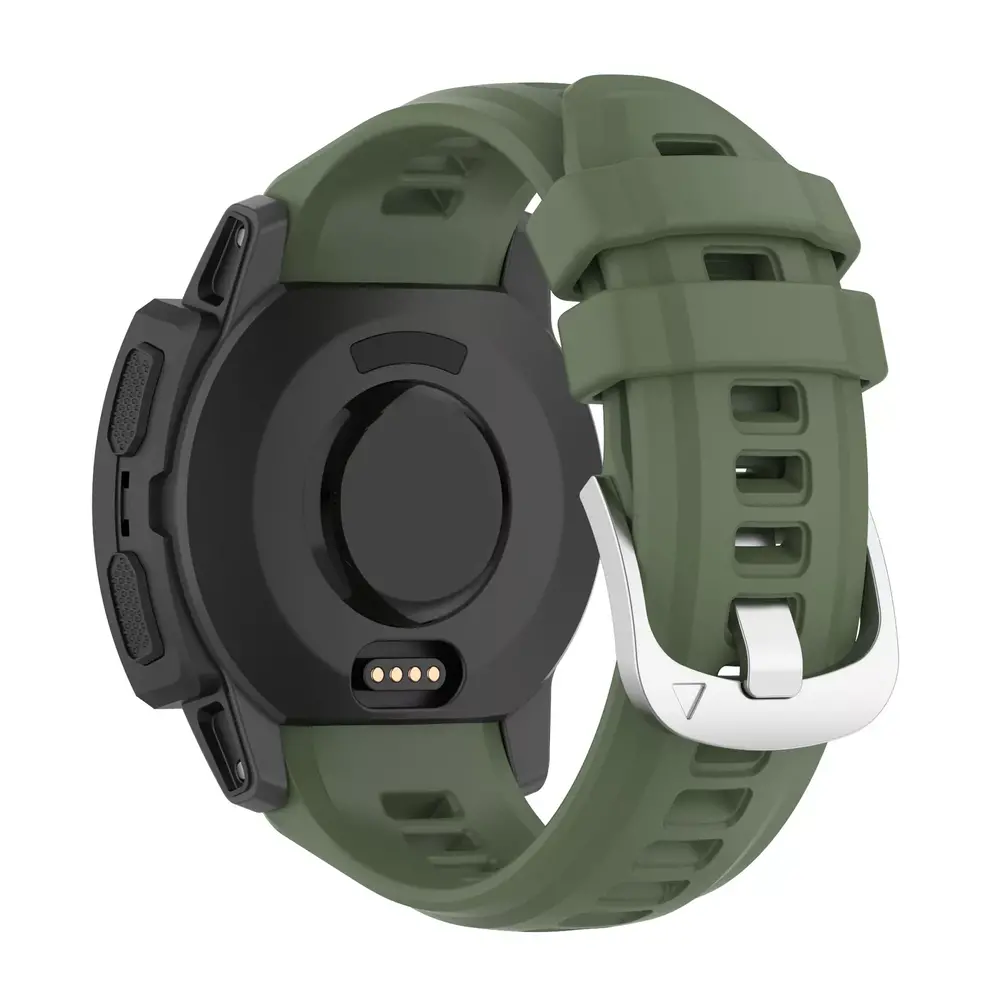 Strap-it Strap-it Bracelet silicone Garmin Instinct 2s (vert foncé)