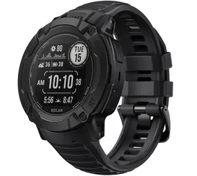 Strap-it Bracelet silicone Garmin Instinct 2x (noir)