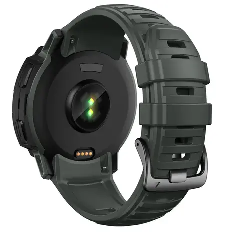 Strap-it Strap-it Bracelet silicone Garmin Instinct 2x (vert foncé)