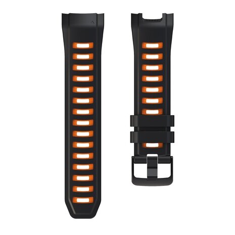 Strap-it Strap-it Bracelet sport Garmin Instinct 2x (noir/orange)