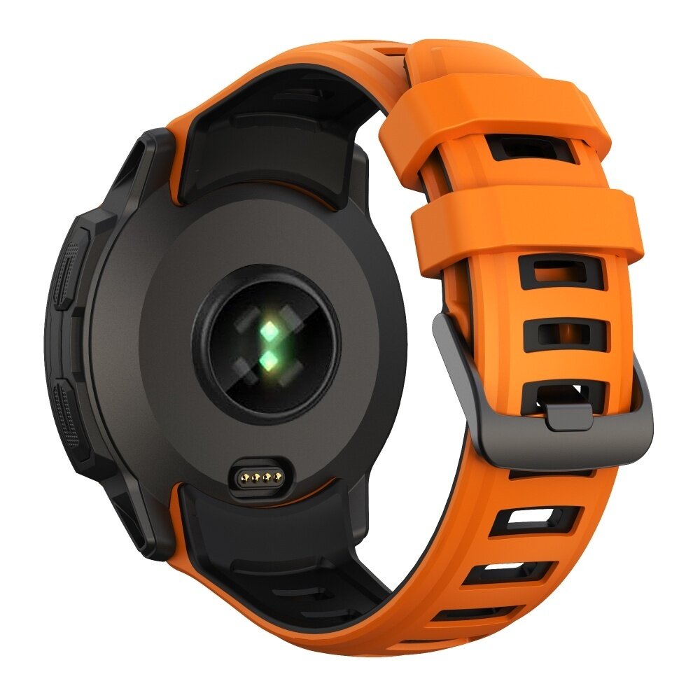 Strap-it Strap-it Bracelet sport Garmin Instinct 2x (orange/noir)
