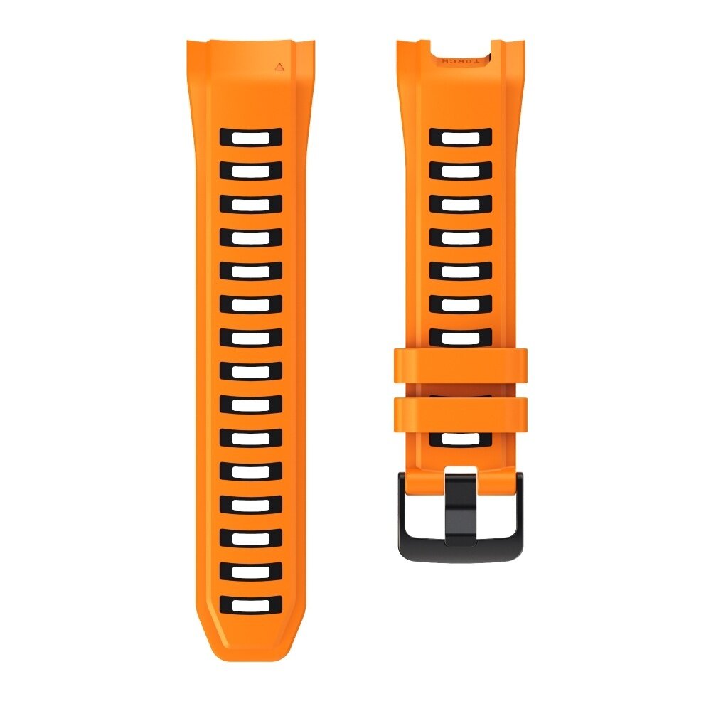 Strap-it Strap-it Bracelet sport Garmin Instinct 2x (orange/noir)