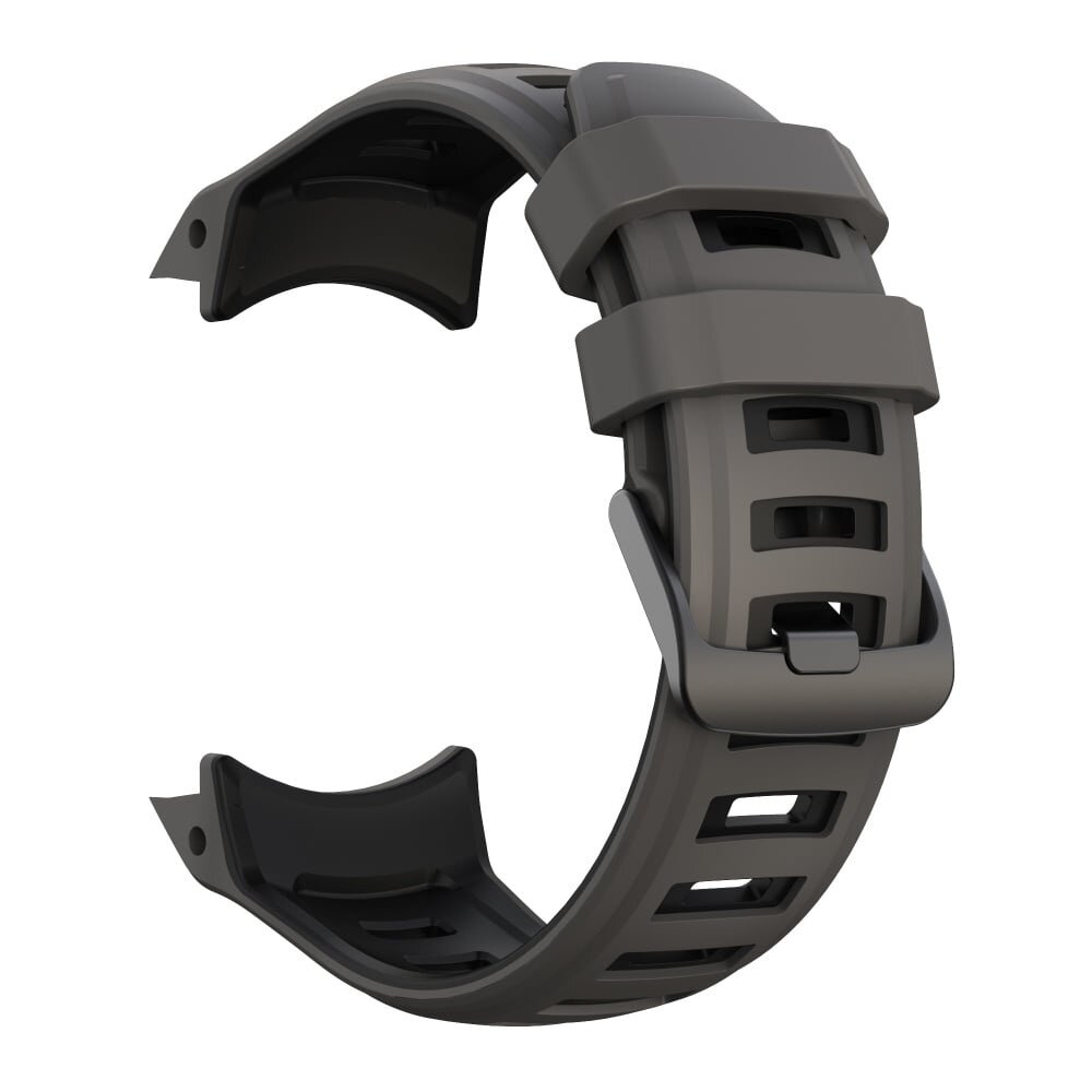 Strap-it Strap-it Bracelet sport Garmin Instinct 2x (gris foncé/noir)