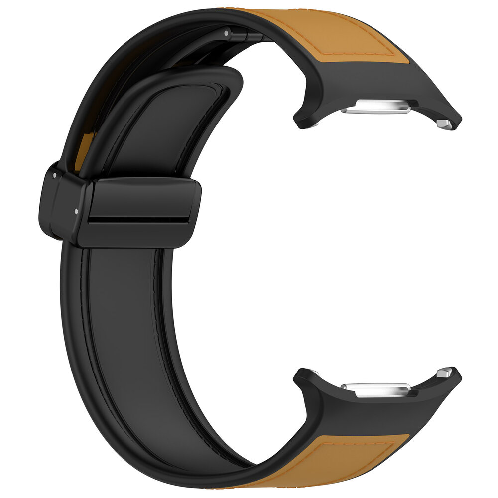Strap-it Strap-it Bracelet cuir hybride Samsung Galaxy Watch Ultra (brun clair) Strap-it Strap-it Bracelet cuir hybride Samsung Galaxy Watch Ultra (brun clair)