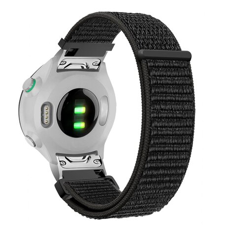 Bandz Bracelet nylon loop Garmin Epix Gen 2 (noir)