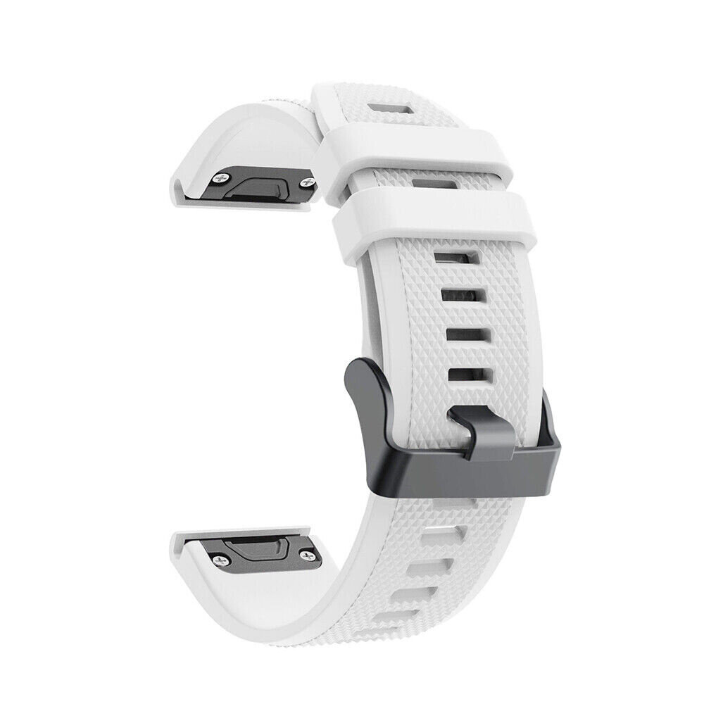 Strap-it Strap-it Bracelet en silicone Garmin Quatix 5 / 6 / 7 (blanc)