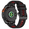 Strap-it Strap-it Bracelet à boucle sport Garmin Quatix 5 / 6 / 7 (noir/rouge) Strap-it Strap-it Bracelet à boucle sport Garmin Quatix 5 / 6 / 7 (noir/rouge)