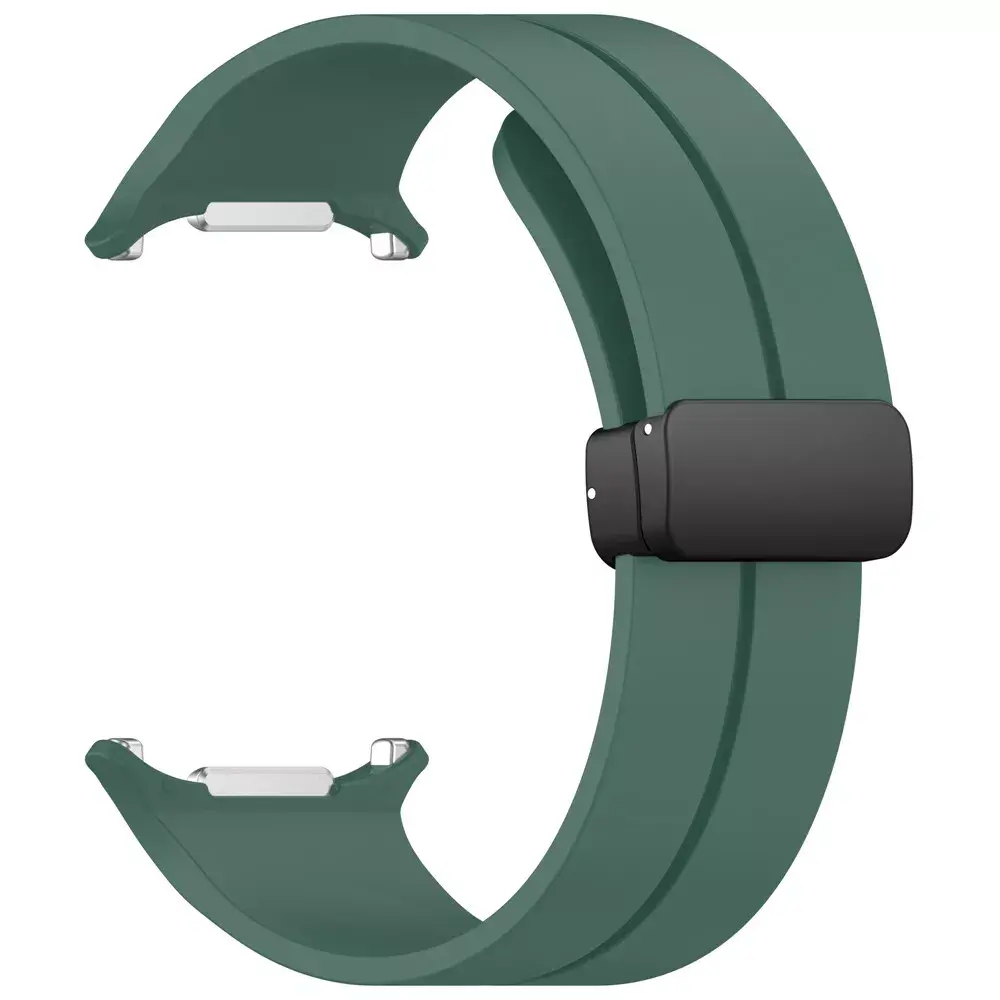 Strap-it Strap-it Bracelet sport avec D-buckle Samsung Galaxy Watch Ultra (vert foncé)