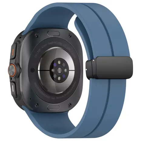 Strap-it Strap-it Bracelet sport avec D-buckle Samsung Galaxy Watch Ultra (grisbleu)