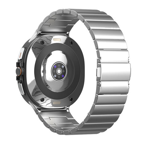 Strap-it Strap-it Bracelet titane 'One Bead' Samsung Galaxy Watch Ultra (argent)