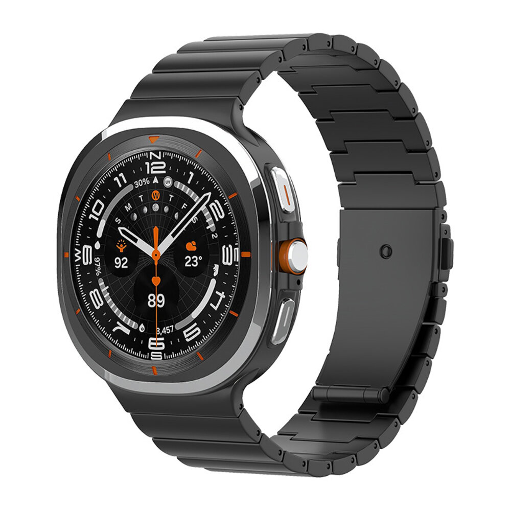 Strap-it Strap-it Bracelet titane 'One Bead' Samsung Galaxy Watch Ultra (noir)