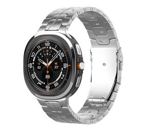 Strap-it Bracelet titane 'Iron' Samsung Galaxy Watch Ultra (argent) Strap-it Bracelet titane 'Iron' Samsung Galaxy Watch Ultra (argent)