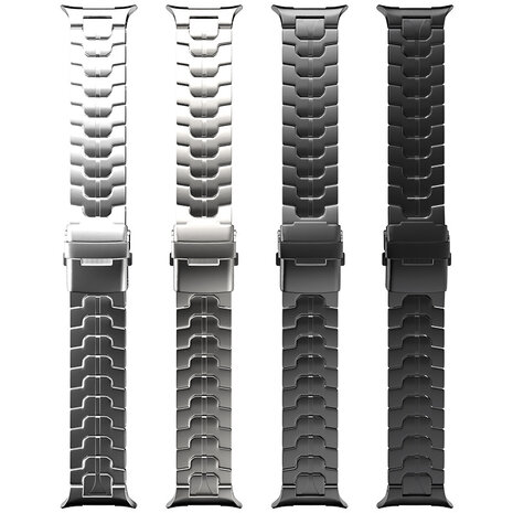 Strap-it Strap-it Bracelet titane 'Iron' Samsung Galaxy Watch Ultra (argent) Strap-it Strap-it Bracelet titane 'Iron' Samsung Galaxy Watch Ultra (argent)