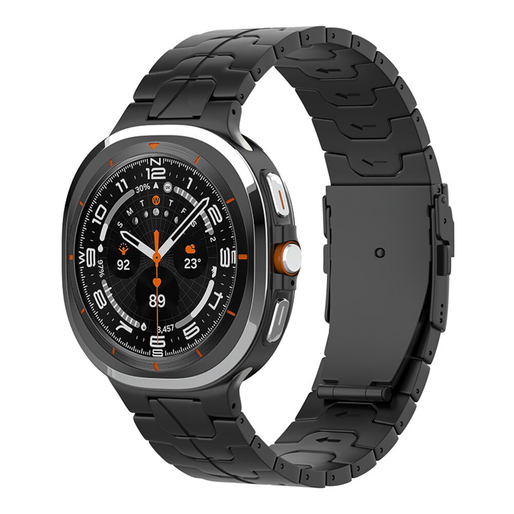 Strap-it Strap-it Bracelet titane 'Iron' Samsung Galaxy Watch Ultra (noir)