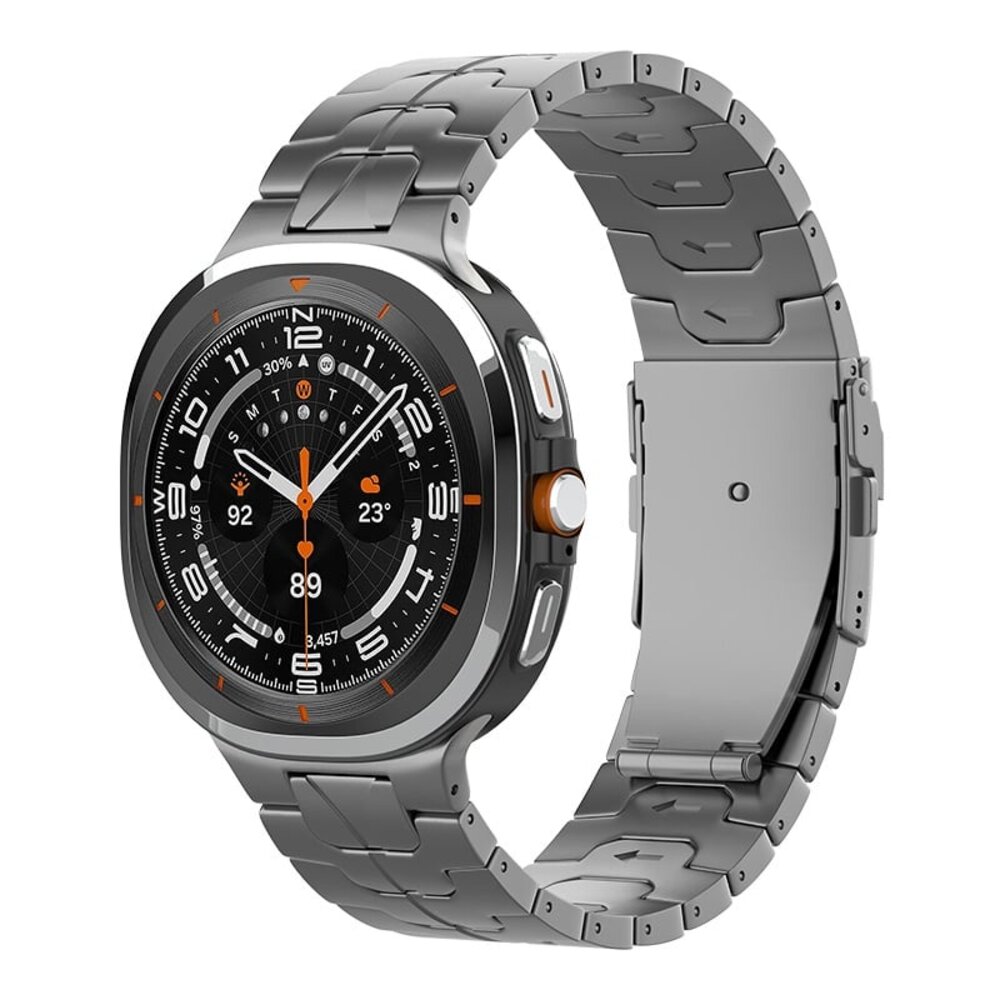 Strap-it Strap-it Bracelet titane 'Iron' Samsung Galaxy Watch Ultra (graphite)
